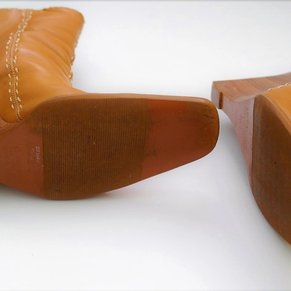Diba | Camel Leather Ankle Boots - Picture 8 of 8
